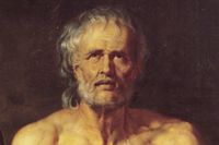 ”Senecas död”, målning av Peter Paul Rubens 1612–13 (detalj).
