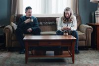 Ethan Hawke och Amanda Seyfried  i ”First reformed”. 