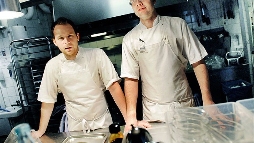 Björn Frantzén och Daniel Lindeberg driver restaurangen Frantzén/Lindeberg.