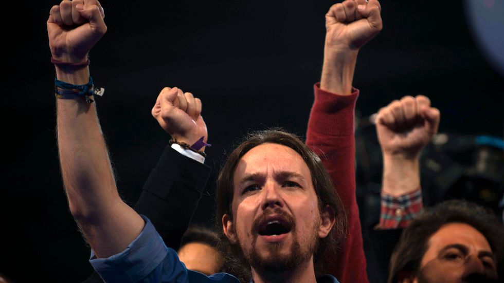 Pablo Iglesias leder spanska Podemos