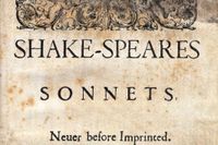 Första upplagan av Shakespeares sonetter gavs ut 1609.