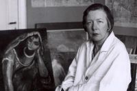 Sigrid Hjertén (1885–1948) fotograferad 1934.