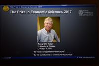 Professor Richard H Thaler blev årets ekonomipristagare.