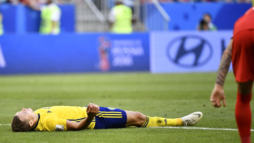 Sverige åkte ur VM mot England – och får dessutom en ny bot efter den matchen. Arkivbild.