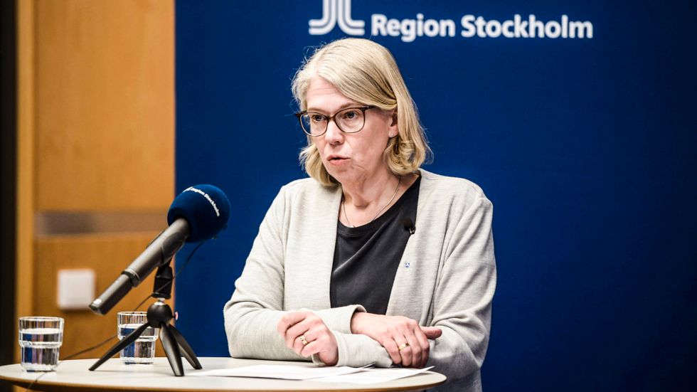 Maria Rotzén Östlund, smittskyddsläkare  i Region Stockholm. 
