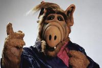 Den populära tv-figuren Alf.