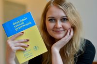 En tysk student som studerar svenska på Humboldt-universitetet i Berlin.