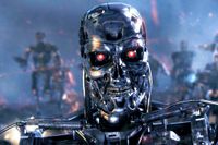 I ”Terminator”-filmernas framtidsscenario har onda robotar tagit över herraväldet på jorden.
