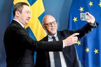 Ukrainas vice premiärminister Oleksij Tjernysjov och EU-minister Hans Dahlgren träffades i Rosenbad i maj.