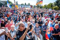 Demonstration i tyska Lubmin i helgen.