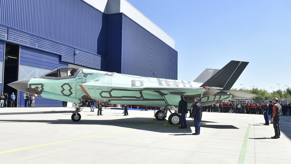 Försäljningen av stridsflygplanet F-35 bidrar till att USA är världens största vapenexportör.