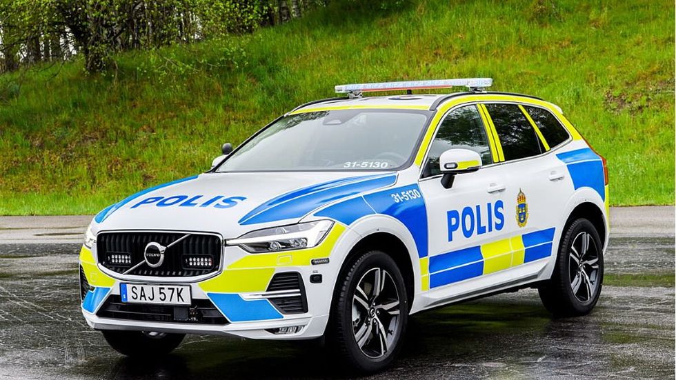 196 fabriksnya polisbilar rullar snart in till polisstationer runt om i Sverige. På bilden syns en Volvo XC60.
