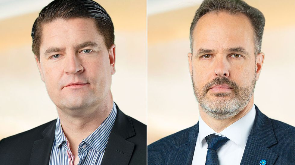 Oscar Sjöstedt och Eric Westroth, Sverigedemokraterna.