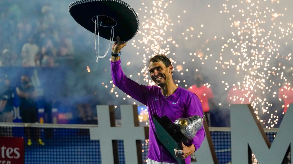 Rafael Nadal vann årets tredje titel i ATP-turneringen i Acapulco.