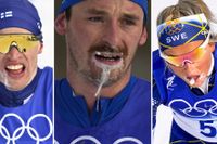 Finske Iivo Niskanen, franske Hugo Lapalus och svenska Frida Karlsson är tre av alla skidåkare som slemmat under OS.