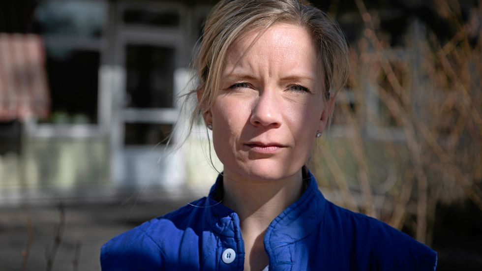 Maja Törnlund, ST-läkare i Falun. 
