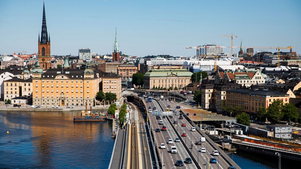 Centralbron i Stockholm är en av de trafikleder som har blockerats den senaste tiden. Arkivbild.