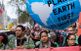 25 000 personer demonstrerade på gatorna inför FN:s internationella klimatmöte i Bonn.