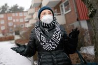 ”Det måste vara en rättighet att få skydda sig under pandemin”, säger förskoleläraren Gulnar Kozhabekova.