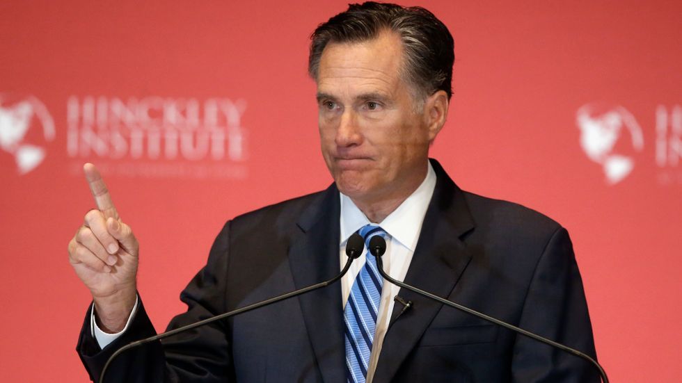 Mitt Romney röstade inte på Trump