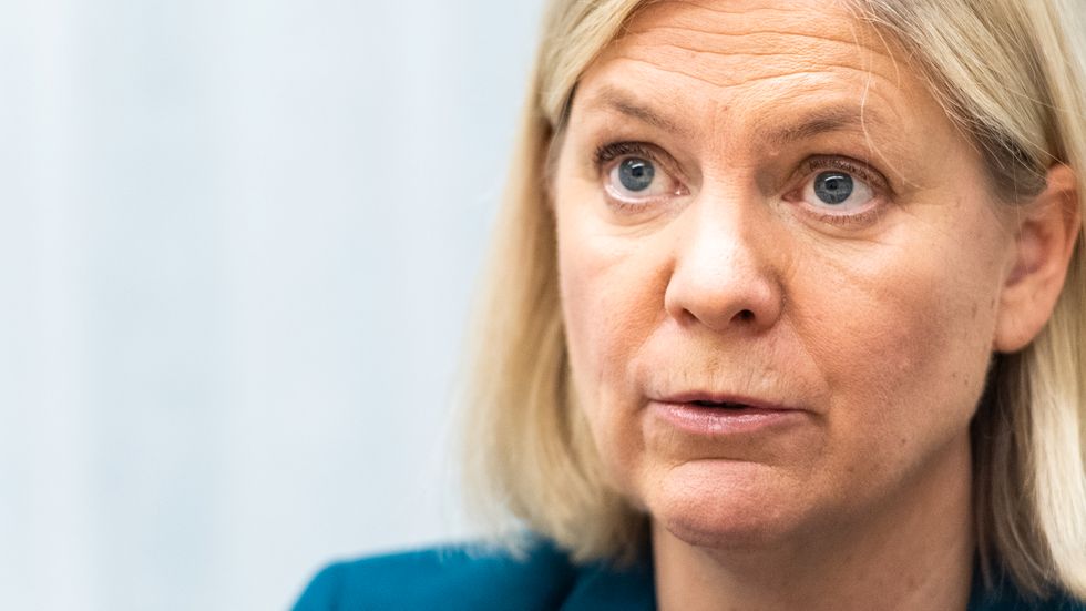 Statsminister Magdalena Andersson. 