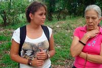 Theresa Salwén med sin colombianska mamma Maria Pricilla 
Dejarano Urrea. Läs mer om mötet längre ned.
