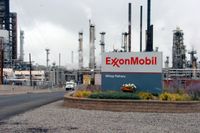 Exxon Mobils raffinaderi i Montana, USA.
