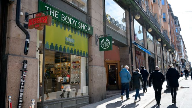 Skönhetskedjan The Body Shop har försatts i konkurs vid Stockholms tingsrätt