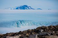 För första gången har mikroplaster hittats i nyfallen snö på Antarktis. Arkivbild.