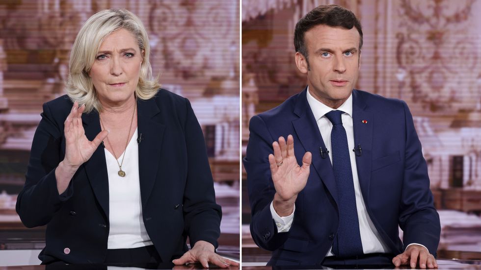 På söndag står Marine Le Pen mot Emmanuel Macron i den avgörande omgången av presidentvalet. 