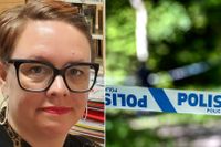 En minderårig flicka hittades med allvarliga skador i en skogsdunge i Skellefteå.