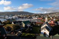 Utsikt över Tórshavn.