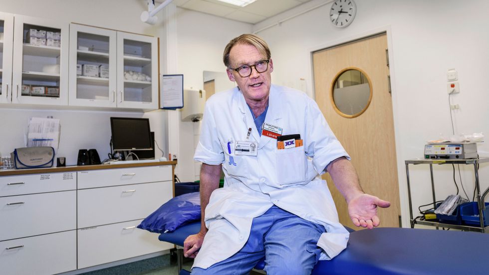 Johan Styrud vid Stockholms läkarförening är kritisk mot varslen som lades mot Södersjukhuset och Danderyds sjukhus.