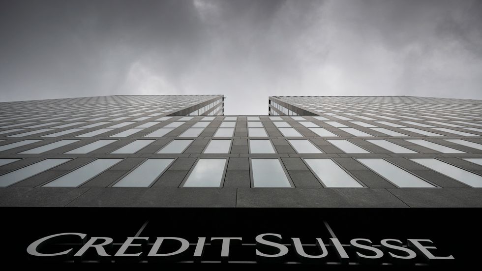 Credit Suisse bank i Zürich. Arkivbild.