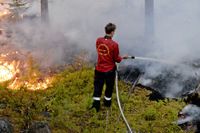 Skogsbranden i Västmanland. 