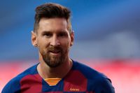 Lionel Messi stannar i Barcelona. Arkivbild.