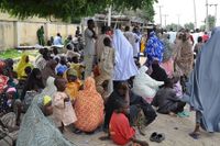 Civila har flytt undan terrorgruppen Boko Haram till Maiduguri i Nigeria.