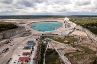 Cementas fabrik i Slite på Gotland har varit omdiskuterad senaste tiden. Arkivbild.