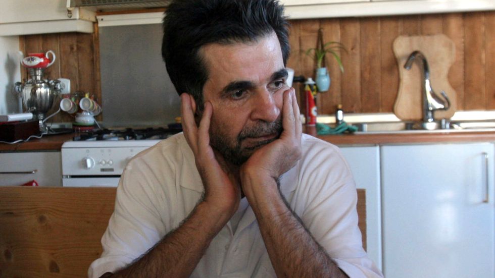 Jafar Panahi i sitt hem 2010. Arkivbild.