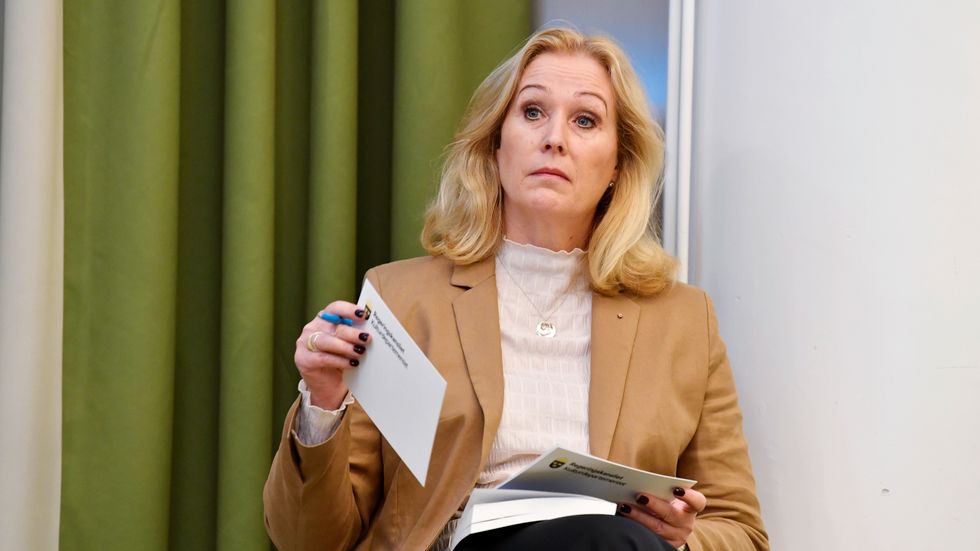 Kulturminister Jeanette Gustafsdotter. Arkivbild.