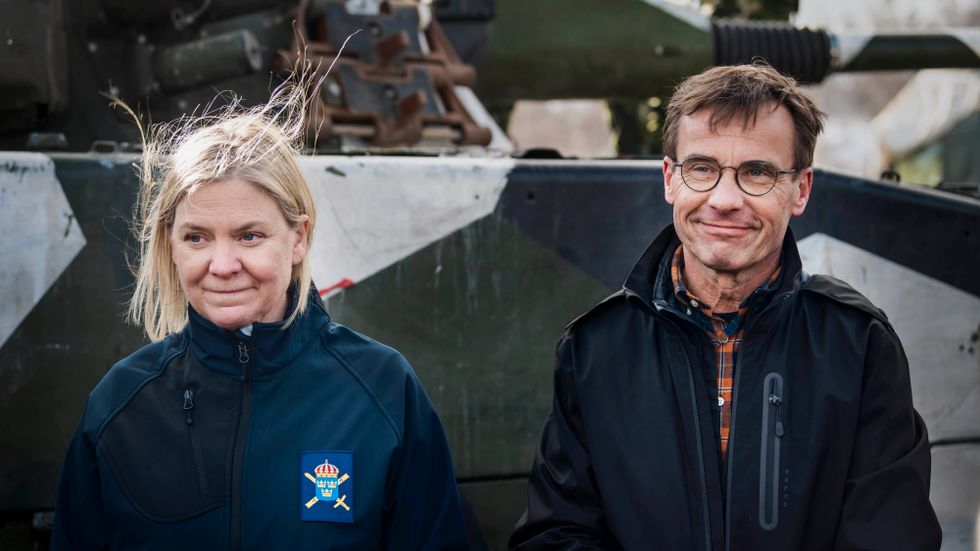 ​Magdalena Andersson och Ulf Kristersson.