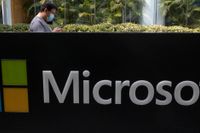 Microsoft är nästa stora techbolag att begränsa verksamheten i Ryssland. Arkivbild.