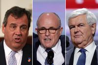 Den Trump-lojala trion Chris Christie, Rudy Giuliani och Newt Gingrich spås få tunga poster.