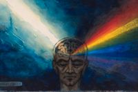 Tyra Kleen, ”Min hjärna är ett spektrum”, akvarell, 1915. 