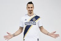 Zlatan lämnade nyligen Manchester United och gick till amerikanska LA Galaxy.