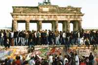 Berlin dagen efter murens fall, november 1989.