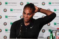 Serena Williams tvingas bryta franska mästerskapen. Nu kommer hon till Wimbledon för att jaga sin åttonde singeltitel. Samtidigt kommer uppgifter om att hon missat ett oanmält dopningstest. Arkivbild.