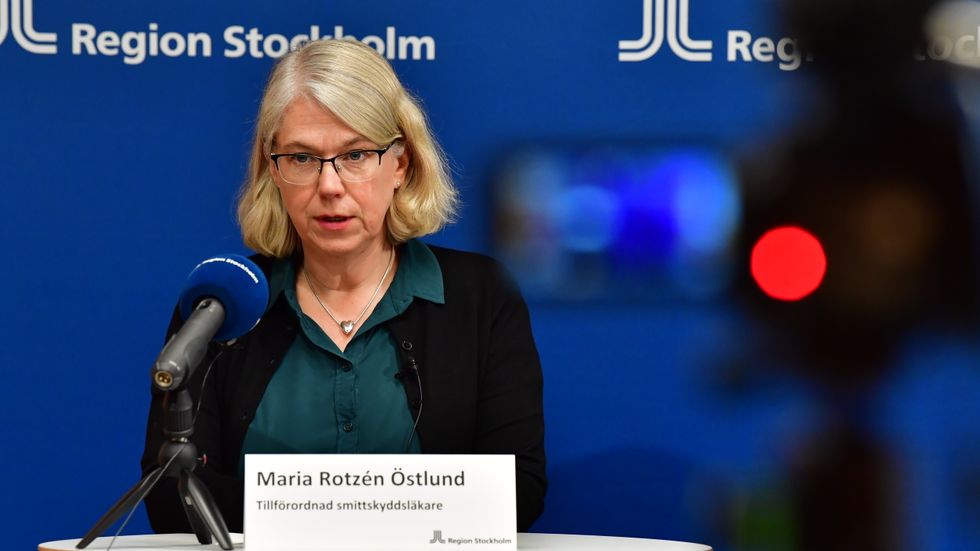 Maria Rotzén Östlund, smittskyddsläkare i Region Stockholm.