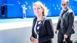 Statsminister Magdalena Andersson under Natomötet i Madrid.