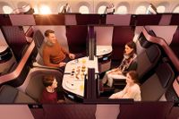 Qatar Airways gör om sin businessavdelning och försöker bland annat locka med att man kan få ett avskiljt middagsbord för familjen.